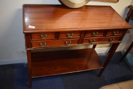 Hall Table with Drawers and Undershelf