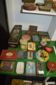 Collection of Vintage Tins
