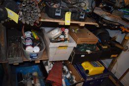 *Contents of Shelf to Include Boxes of Hand Tools