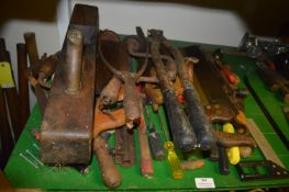 Vintage Tools; Planes, Saws, etc.