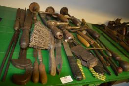 Vintage Tools; Braces, Files, etc.