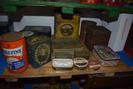 ~16 Vintage Tins