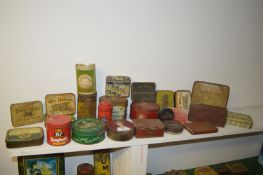 Collection of Vintage Tins