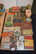 Assorted Vintage Tins