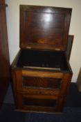 Wooden Side Stand with Lift Up Lid