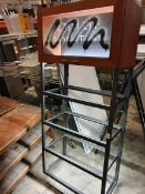 * light up shelf unit (missing shelves)