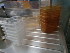 * selection of plastic gastronomes