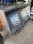 * Extract canopy, with 2 removable boffle filters - 1800w x 960d