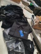 * large quantity of staff uniforms - trousers, shirts, etc