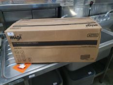 * box of blue paper towels