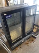 * double door bottle chiller