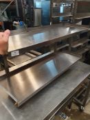 * double s/s shelf - 900w x 300d x 470h