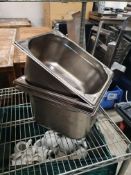 * 4 x 1/2 gastronomes