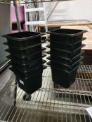 * 12 x 1/6 plastic gastronomes