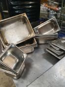 * selection of gastronomes and lids