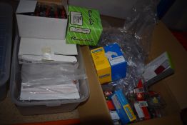 *Box of Staples, Pins, etc.