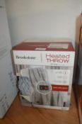 *Brookstone Heated Throw 127x152cm