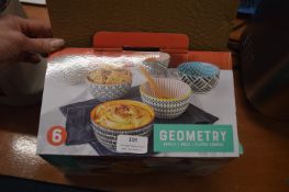 *5pc Geometry Bowl Set