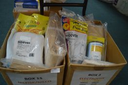 *Two Boxes of Vacuum Cleaner Bags for Hoover, etc.