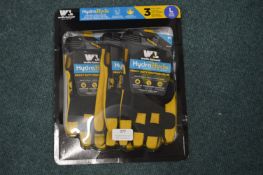 *Three Pairs of Wells Lamont Hydrahyde Heavy Duty