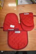 *Kitchenaid 3pc Oven Glove Set (red)