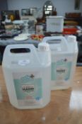 *2x 5L of Safe Hands Anti-Bacterial Hand Sanitiser