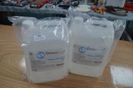 *2x 5L of Ocean Free Hand Sanitiser Gel