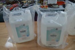 *2x 5L of Safe Hands Anti-Bacterial Hand Sanitiser