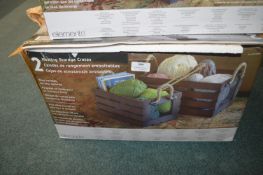 *2pc Nesting Storage Crate Set