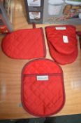 *Kitchenaid 3pc Oven Glove Set (red)