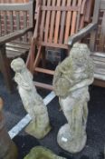 Two Classical Garden Statues