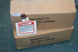Forty-Eight Snowman Photo Frames