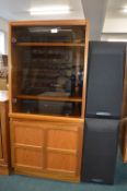 nathan Hi Fi Cabinet and Kenwood Hi Fi System