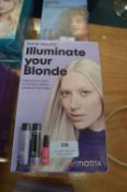 *4x Matrix Illuminate Your Blond Hair Care System