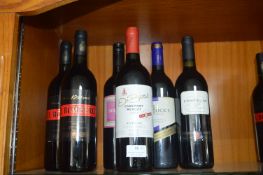 Six Bottles of Red Wine