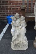 Three Classical Lady Garden Ornaments