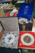 Hornsea Pottery Christmas Wall Plates, etc.