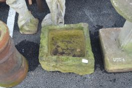 Small Carved Stone Trough