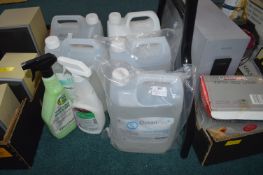 *5x 5L of Hand Sanitiser, Furniture Polish, Wax, e