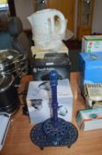 Kettles, Hand Mixers, and Cast Iron Kitchen Roll S