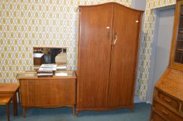 Double Wardrobe and a Retro Mirror Backed Dressing