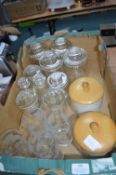 Glass Storage Jars etc.