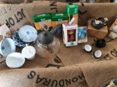 * selection of tea paraphenalia