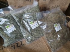 * 2 x 500g plantain herb, 1 x 500g pine needle tea