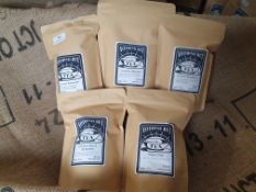 * 5 x 250g loose leaf tea selection - Nothing But Tea