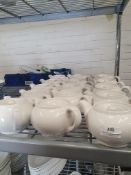 * 15 x white tea pots