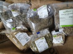 * partial bags of leaves/etc