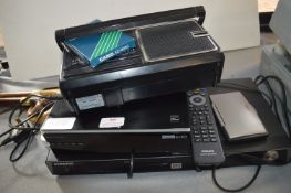 Samsung DVD Player, Philips Freeview Recorder, and