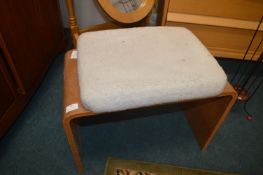 Retro Teak Bentwood Stool