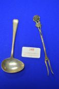 Hallmarked Sterling Silver Spoon plus Continental